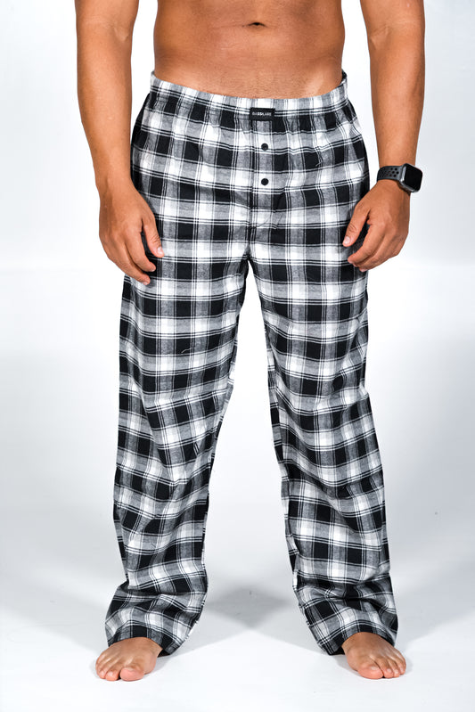 Pantalon Largo - Cuadros Negros