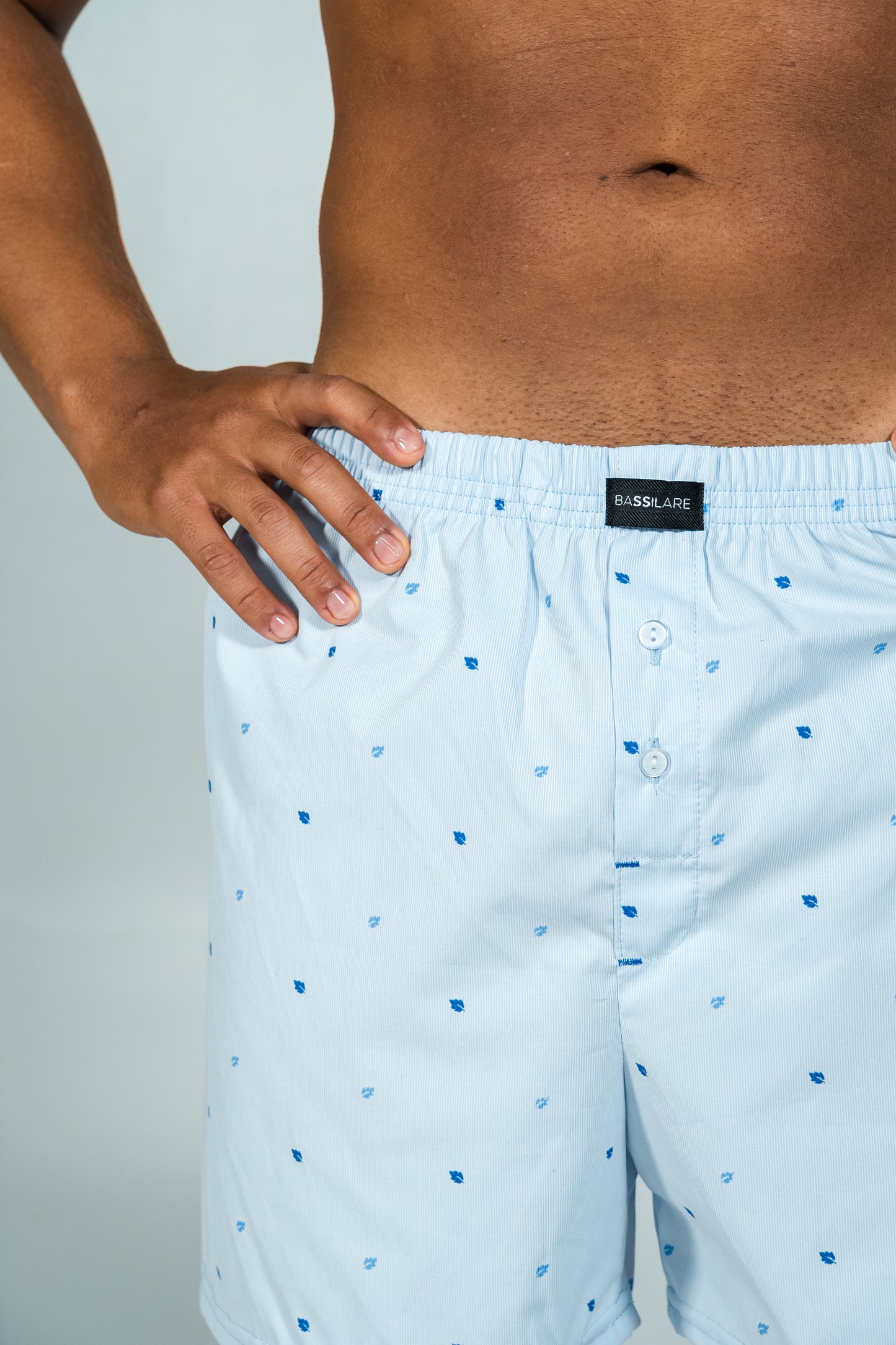 Boxer Amplio - Azul